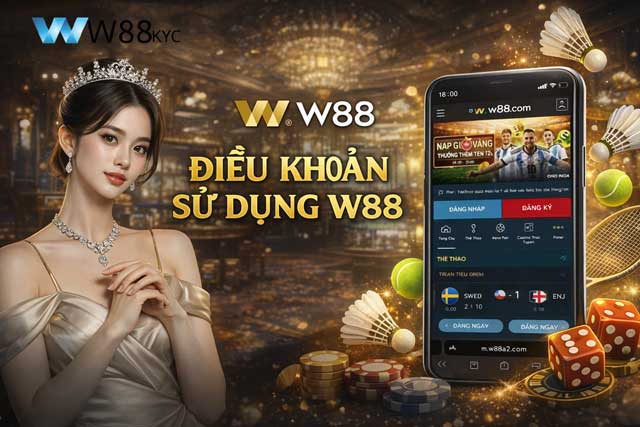 Bản điều khoản sử dụng chính thức tại hệ thống nhà cái W88 Ivys